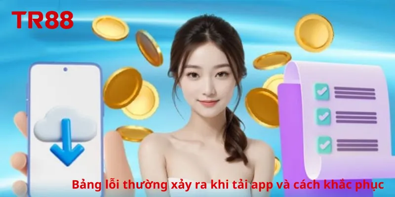 Bảng lỗi thường xảy ra khi tải app và cách khắc phục